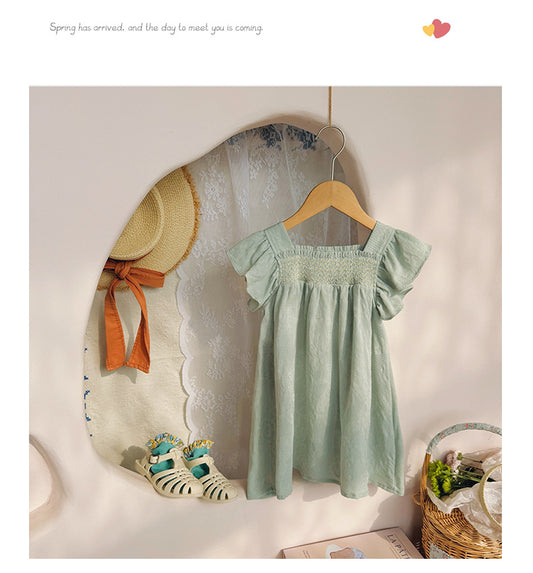 Meadow Breeze Smocked Dress