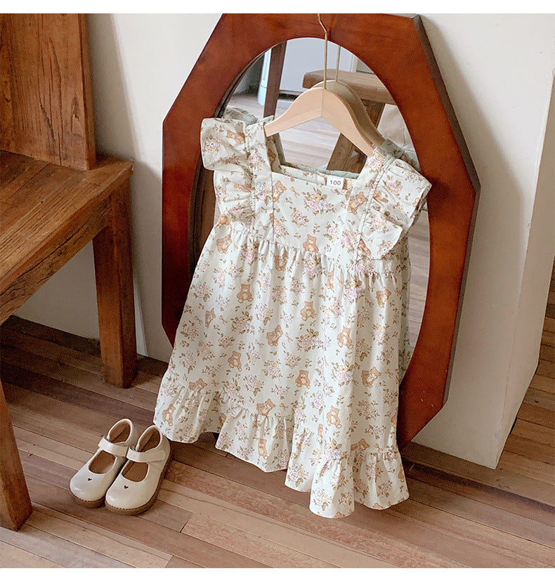 Little Teddy Garden Dress