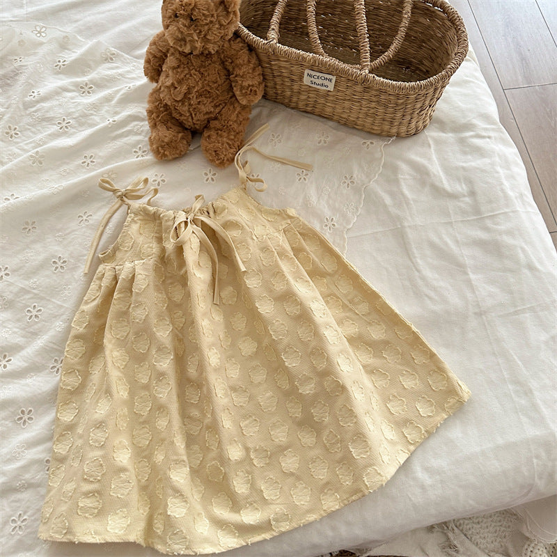 Rosy Textured Swing Dress