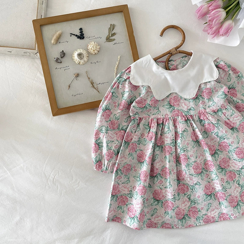 Rose Print Dress