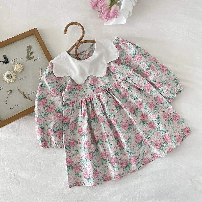 Rose Print Dress