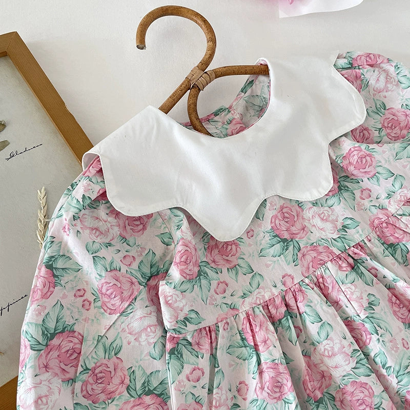 Rose Print Dress
