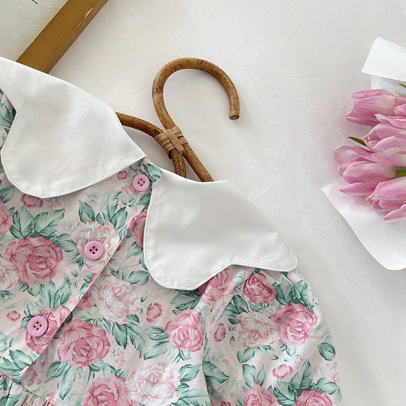 Rose Print Dress