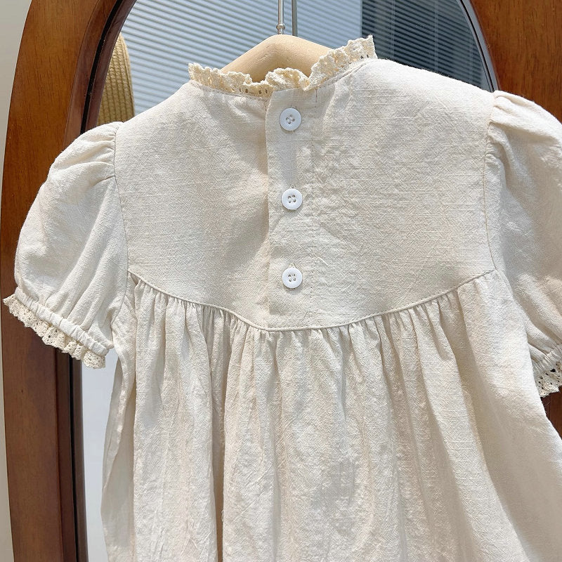Wildflower Meadow Dress ā Vintage Cream