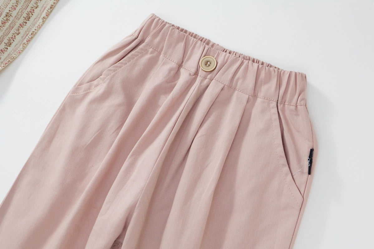 Doll shirt + Pink long pants
