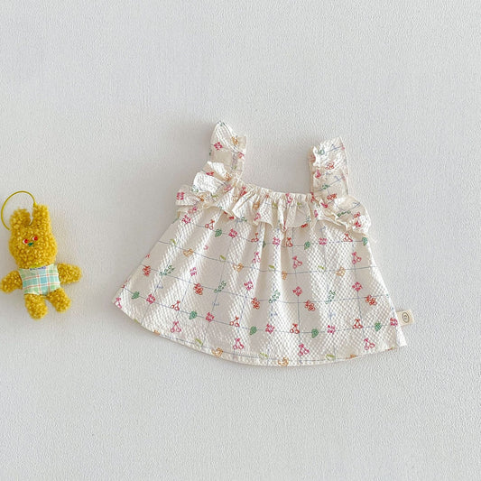Sweet Orchard Ruffle Tank & Shorts Set