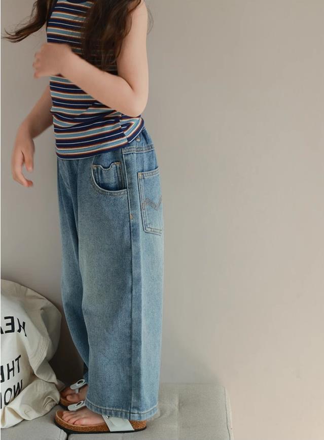 Easy Fit Jeans – Washed Blue