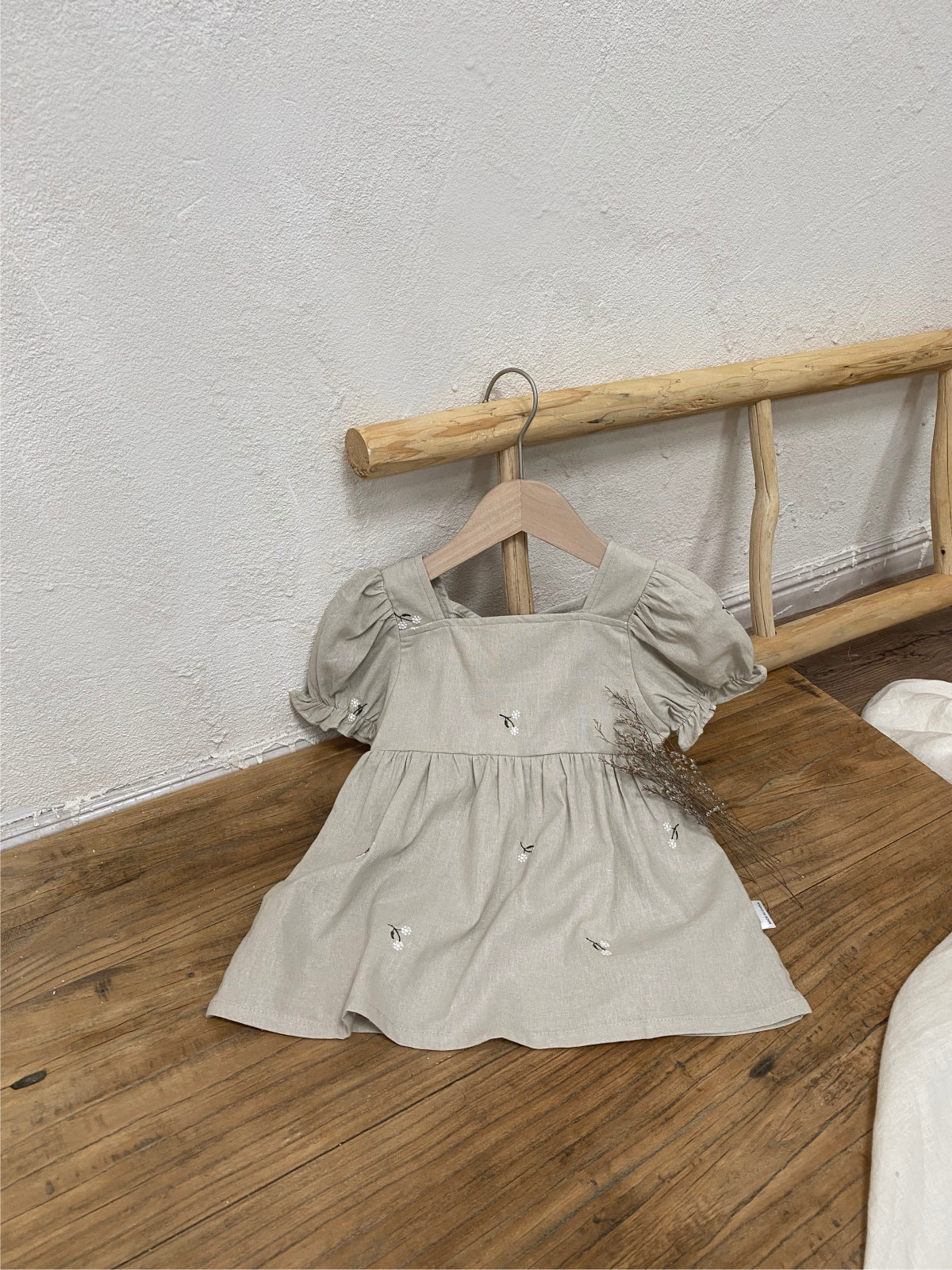 Meadow Bloom Linen Dress