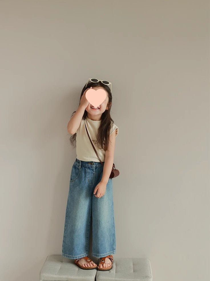 Easy Fit Jeans – Washed Blue