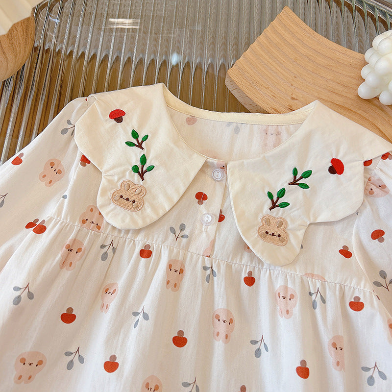 Cherry Bear Print Blouse