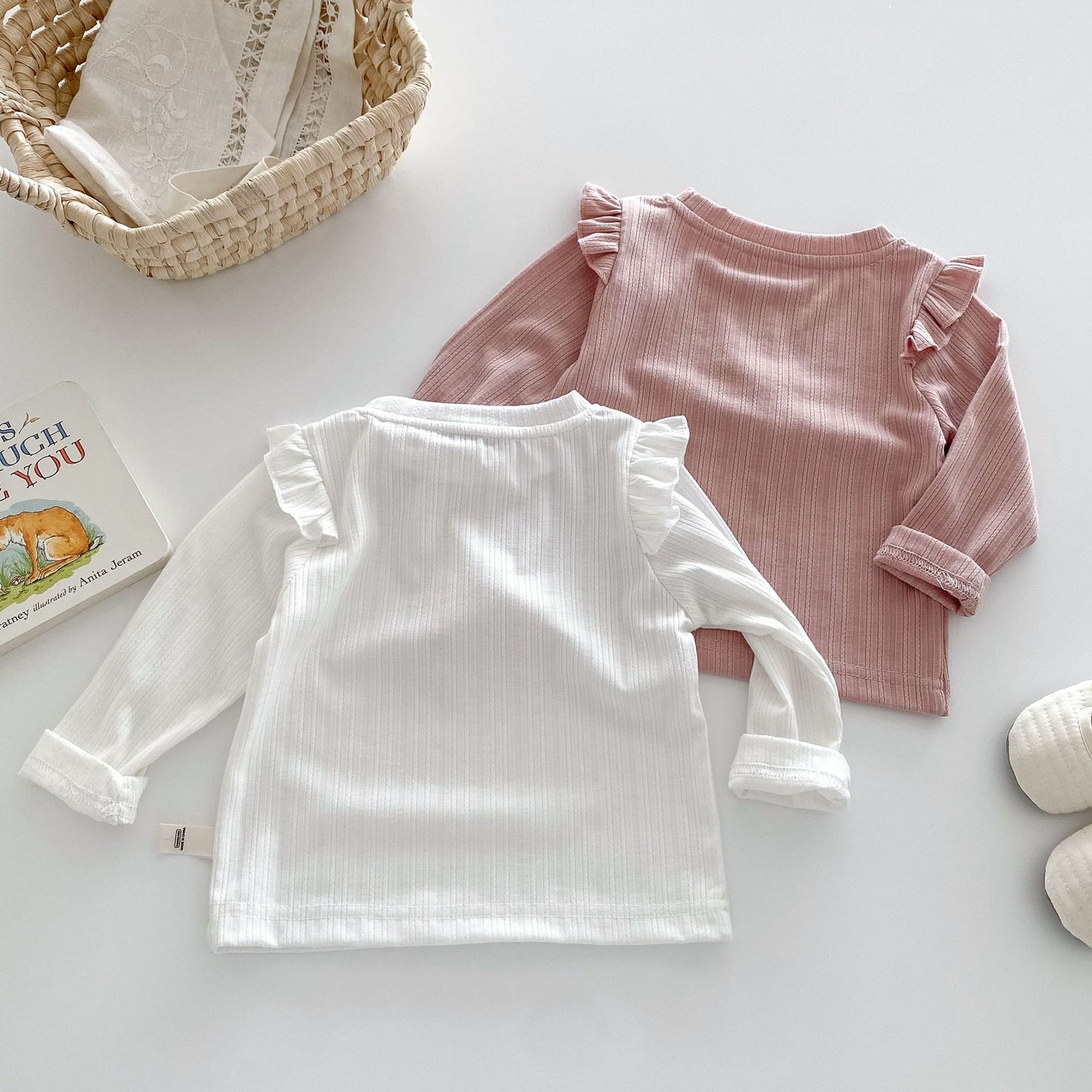 Long-Sleeve Shirt with pom poms