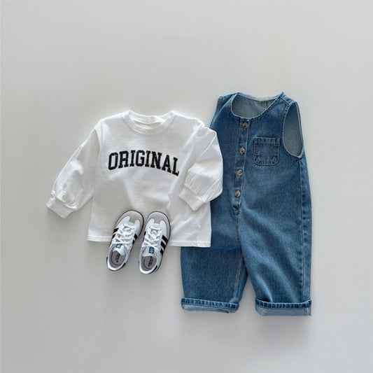 Classic Denim Overall Jumpsuit
