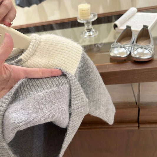 Ruffle Collar Sweater