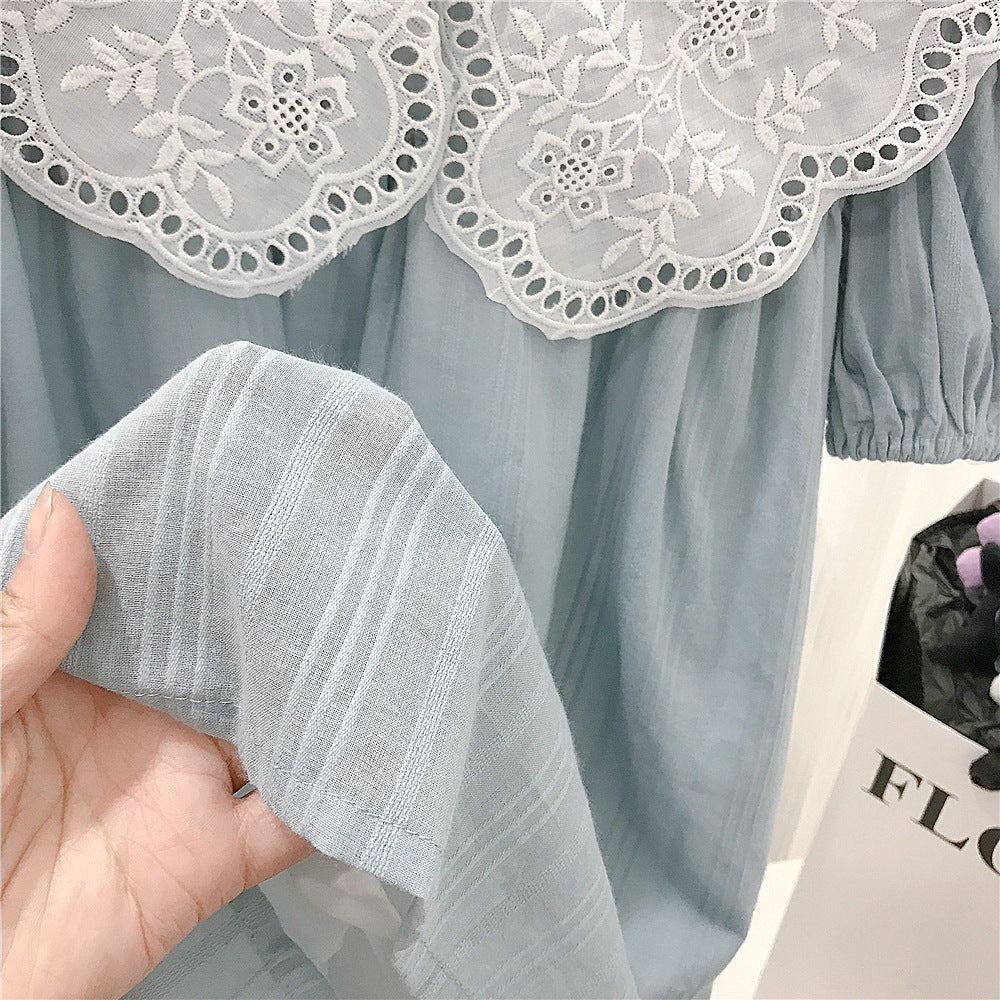 Bluebell Lace Collar Dress