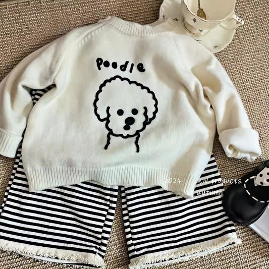 White Poodle Sweater
