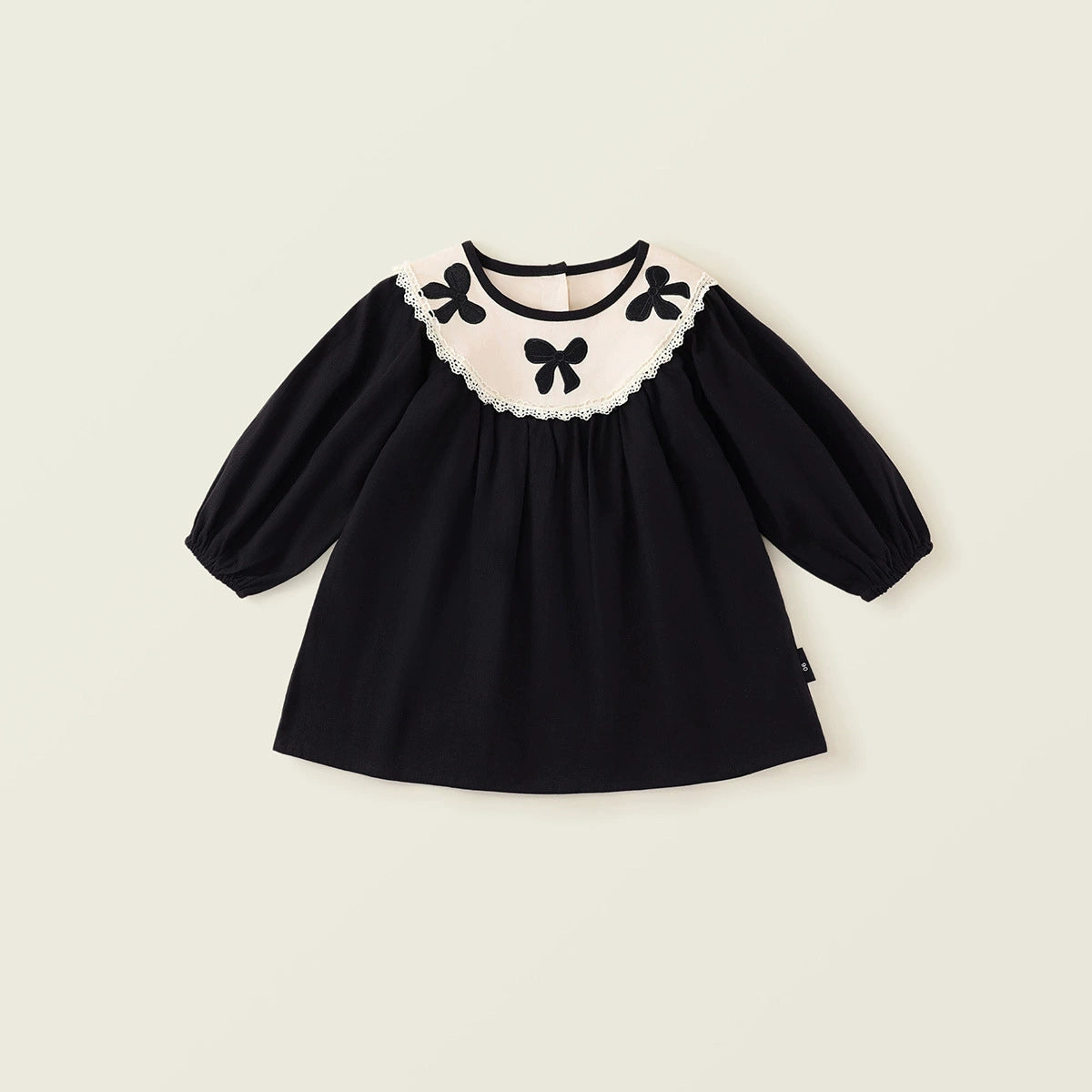 Black Bow Doll Style Dress