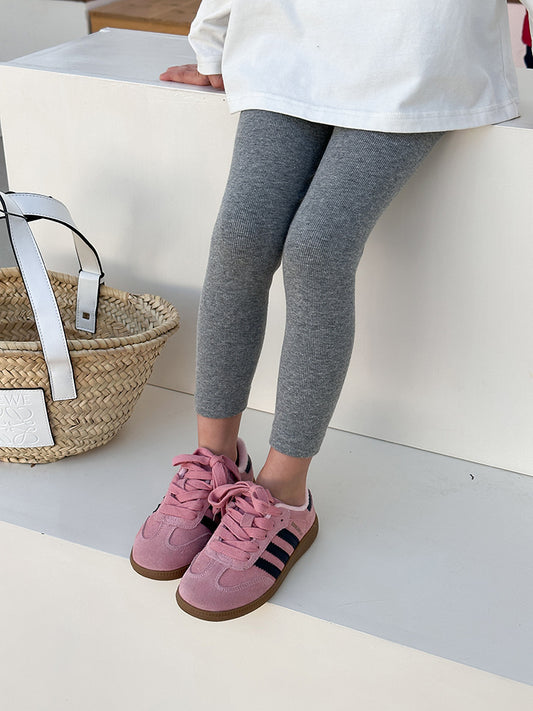 Grey cotton leggings