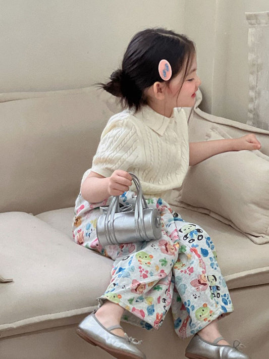 Playful Print Wide Leg Pants – Soft Everyday Bottoms