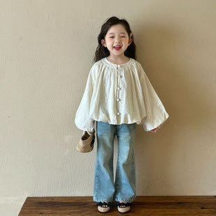 Flare Denim Jeans for Girls