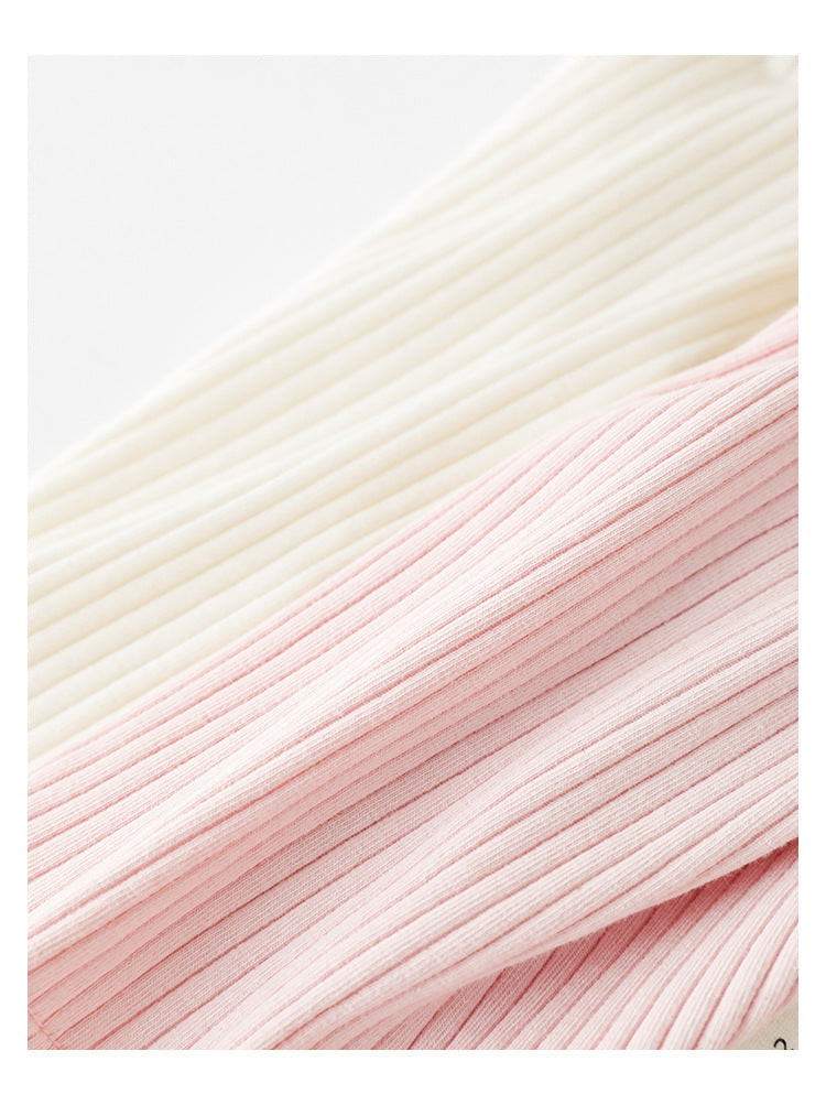 Blossom Knit Tank – Pink and White