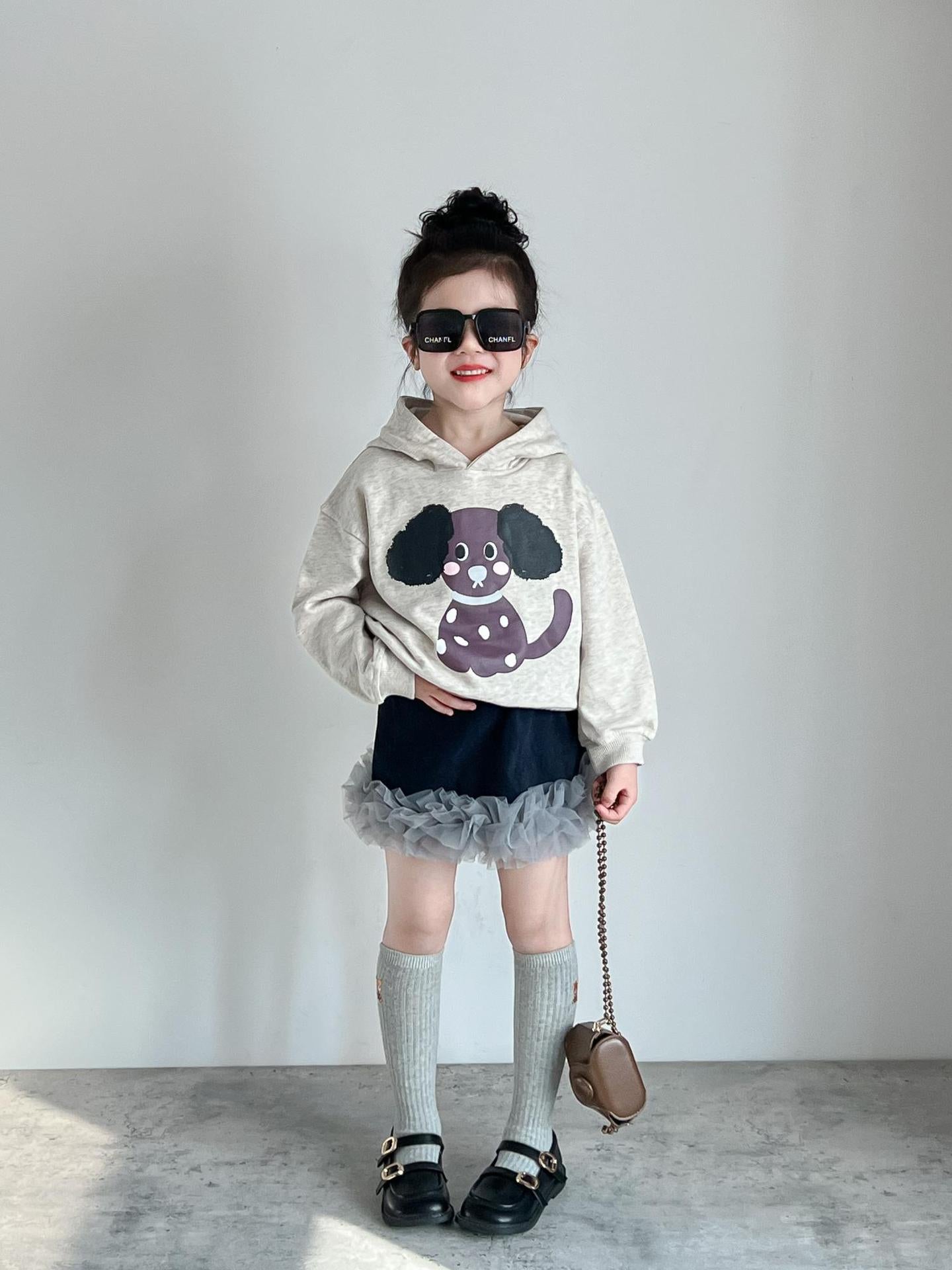 Velvet Ruffle Trim Skirt Shorts