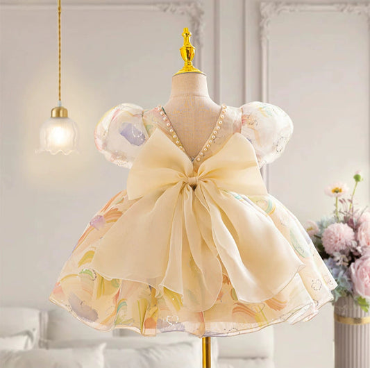 Princess Dress with Large Back Bow