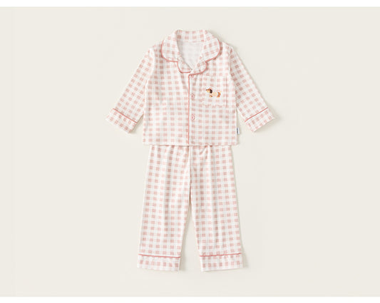 Sweet Dreams Gingham Pajama Set