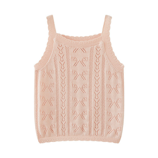 Knitted Bow Tank Tops (4 colors)