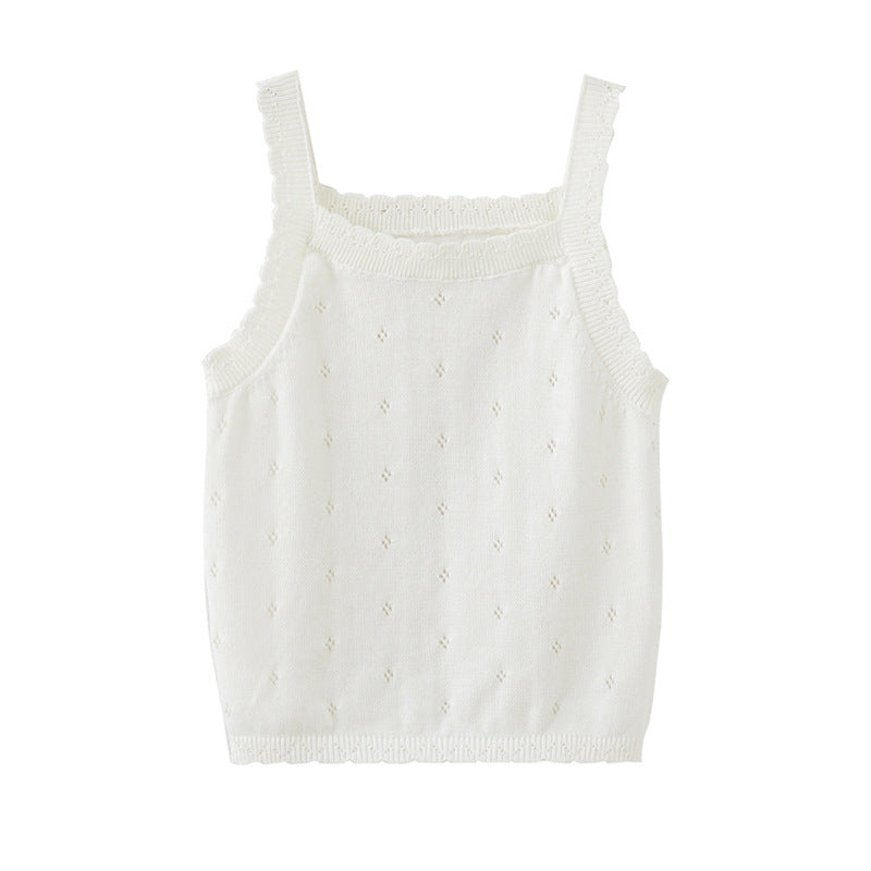 Knitted Bow Tank Tops (4 colors)