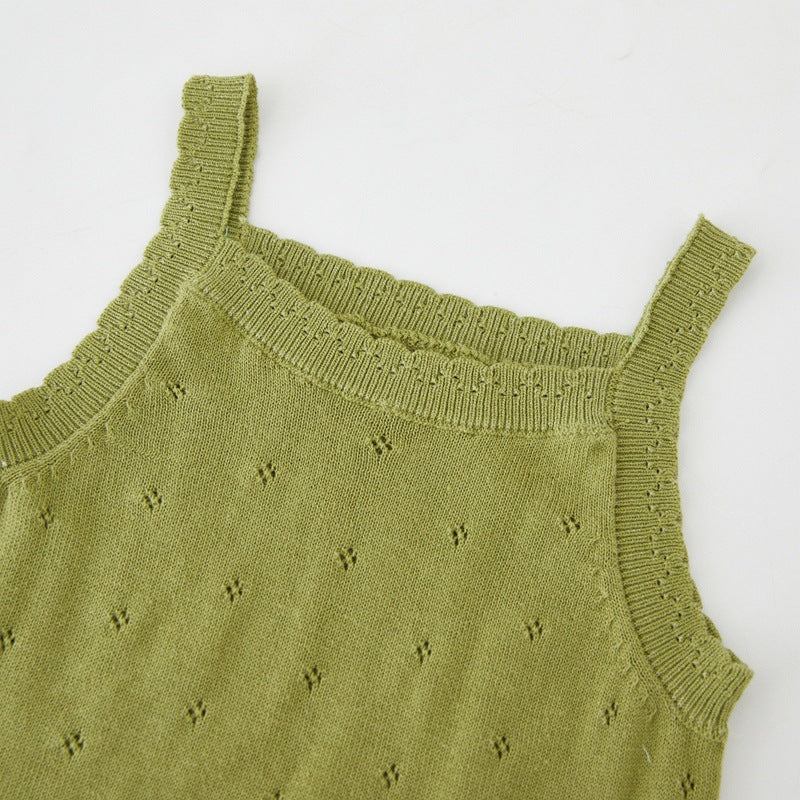 Knitted Bow Tank Tops (4 colors)
