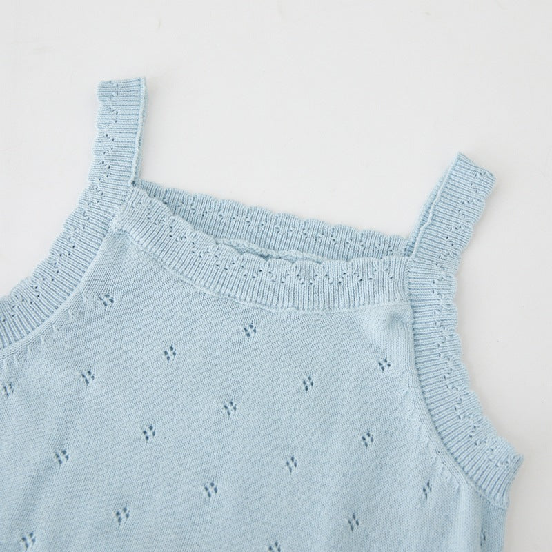 Knitted Bow Tank Tops (4 colors)