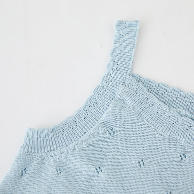 Knitted Bow Tank Tops (4 colors)