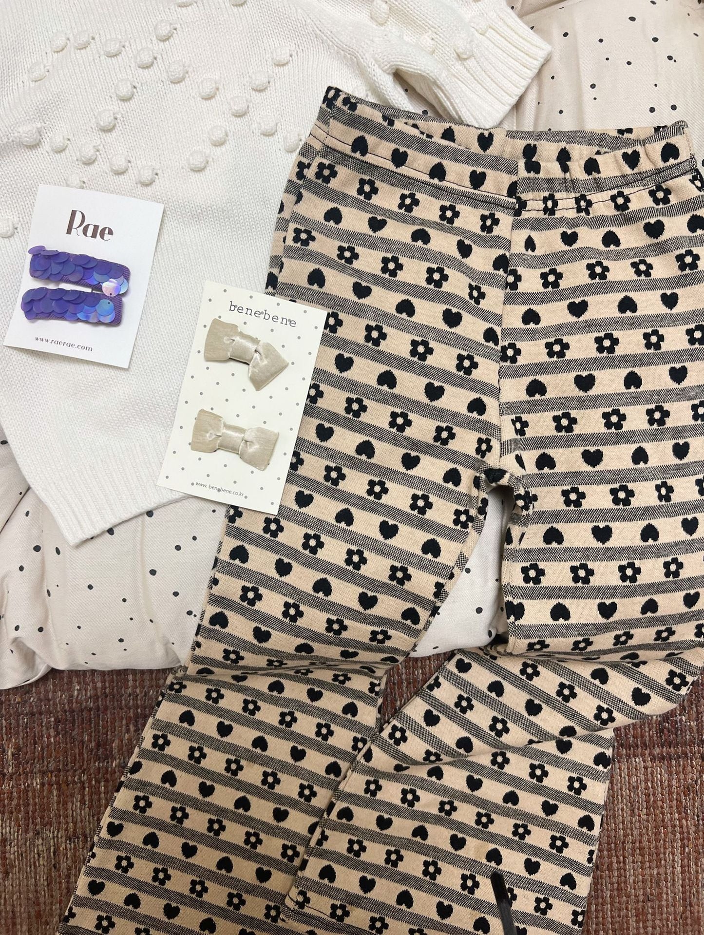 Vintage Bloom Flare Pants