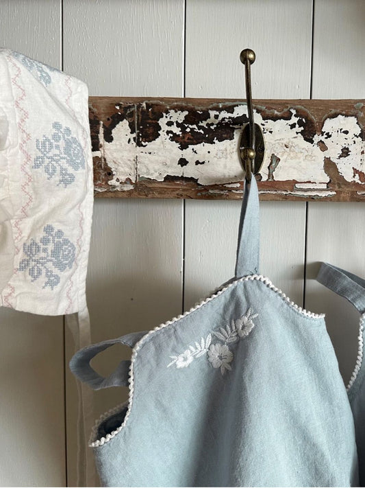 Blue Little Flower Overall