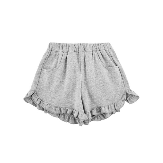 Ruffle Hem Shorts