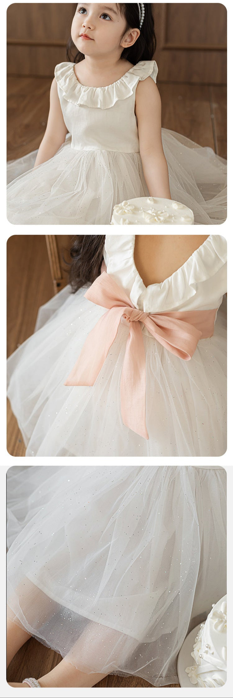 Sparkle Tulle Bow Dress
