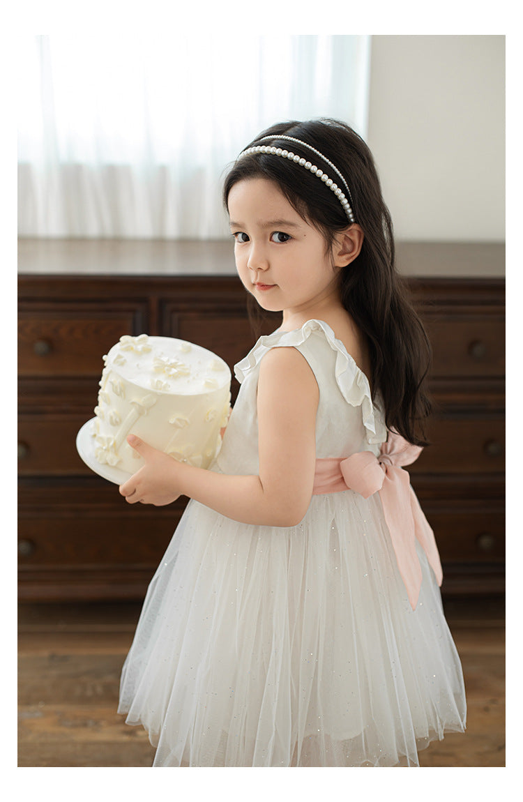 Sparkle Tulle Bow Dress