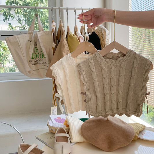 Soft Cable Knit Vest