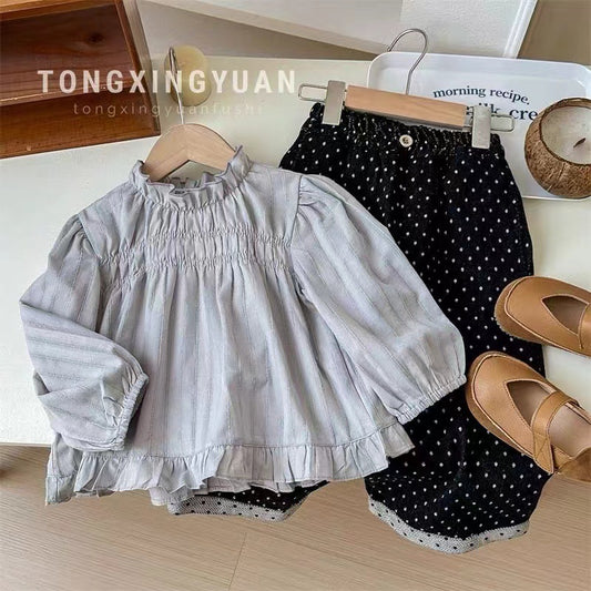 Smocked Ruffle Blouse