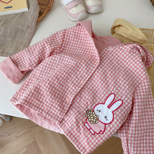 Pink Bunny Jacket: 2 Sided