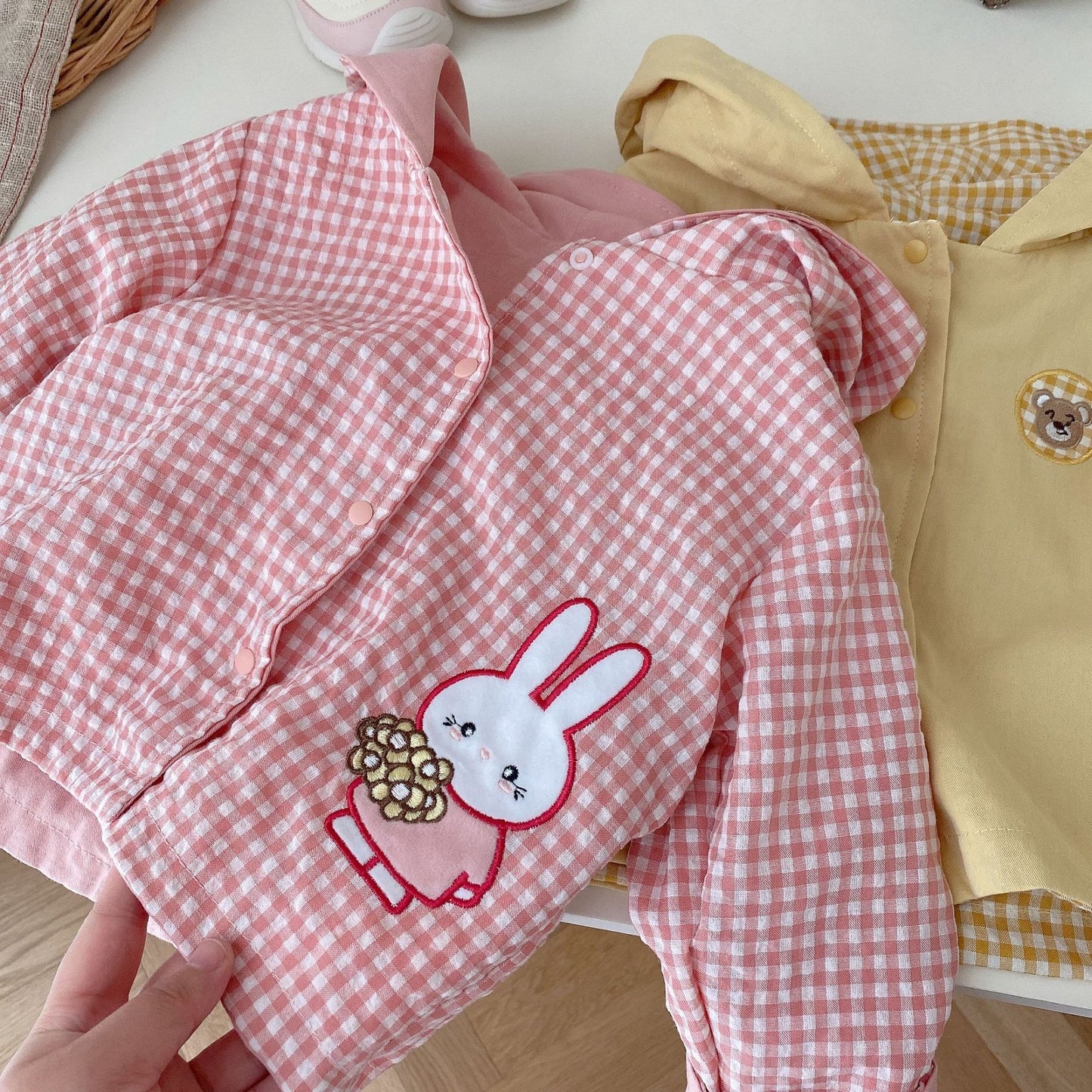 Pink Bunny Jacket: 2 Sided