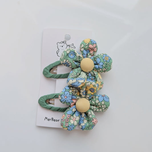 Floral Hair Clips