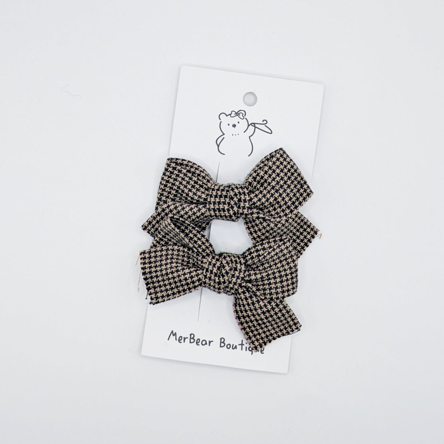Black Bow Clips