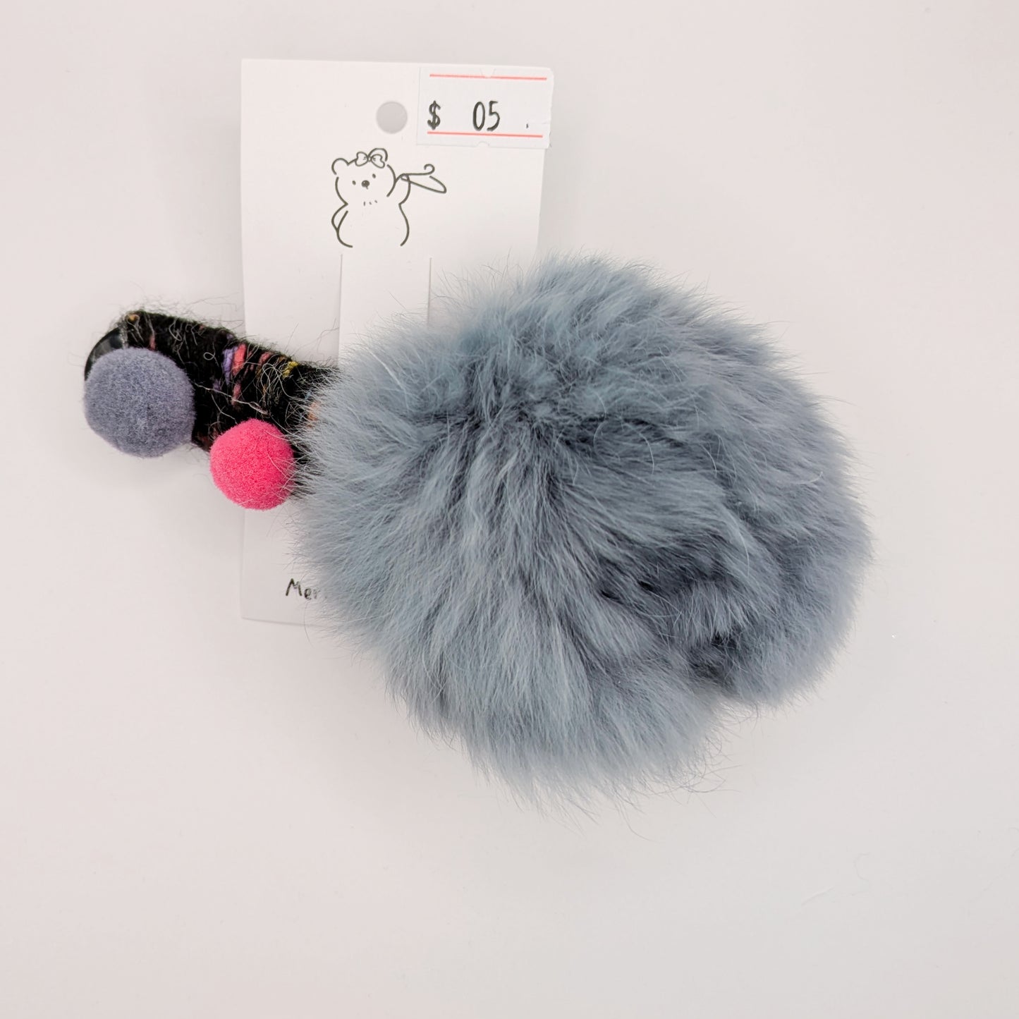 Pom Party Hair Clips β Fluffy & Colorful