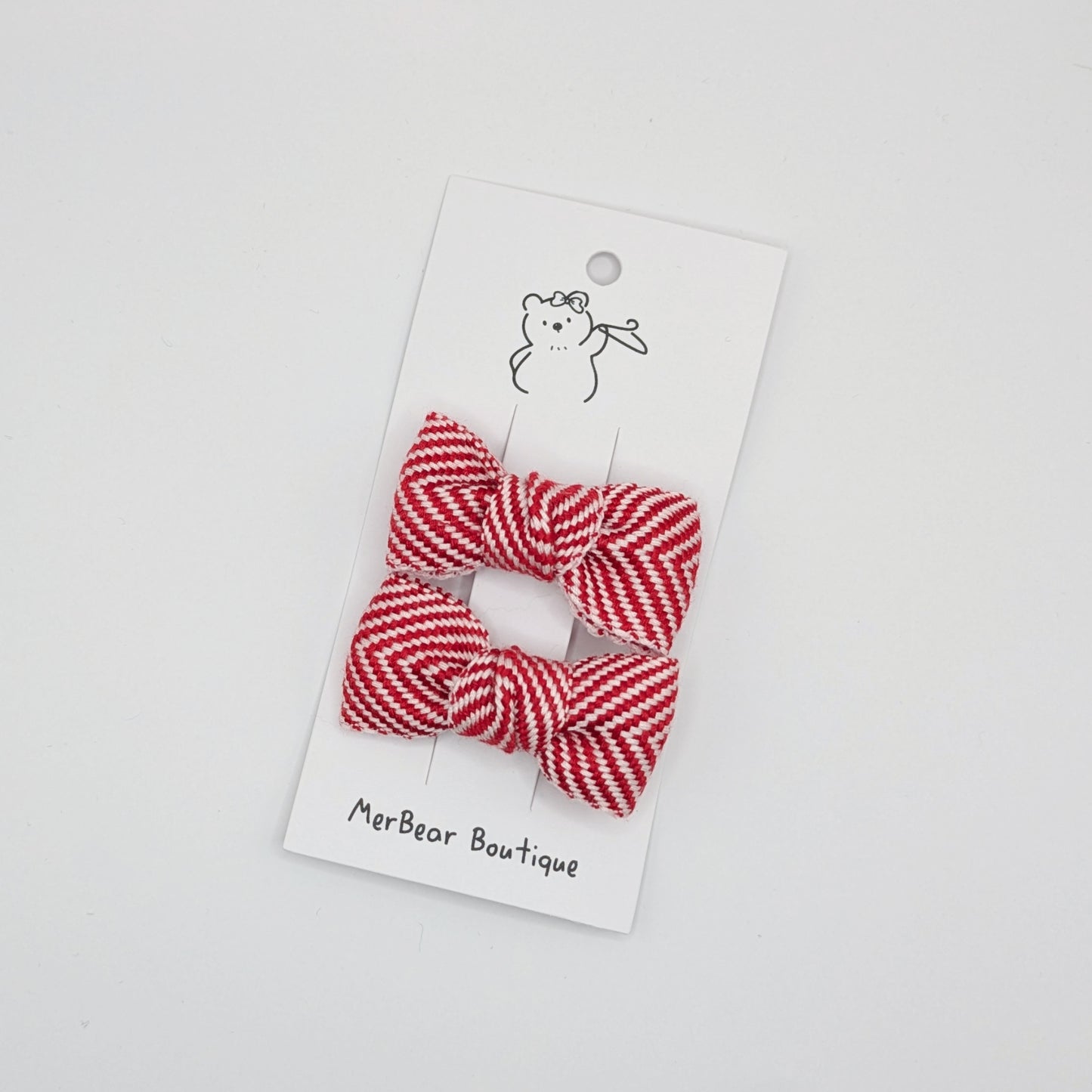 Festive Bow Hair Clip Sets (Set of 2)