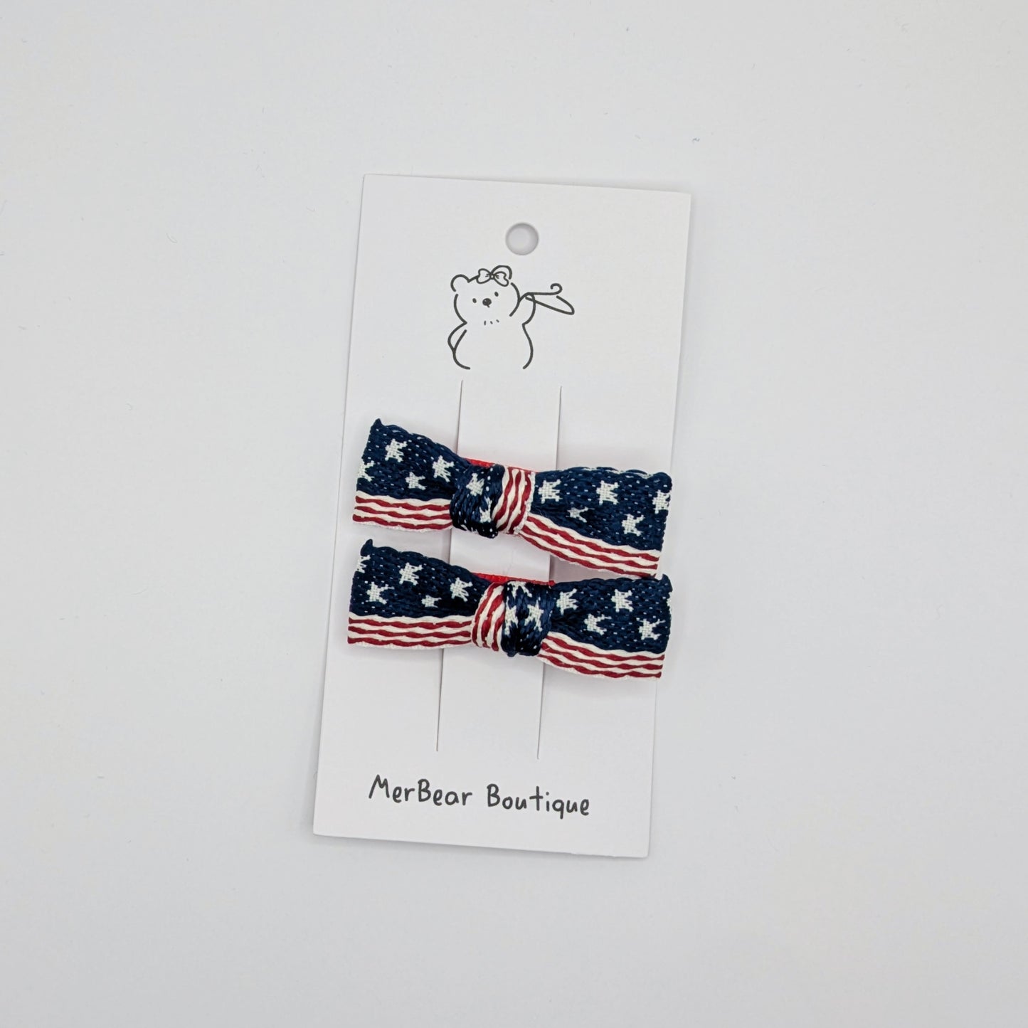 Festive Bow Hair Clip Sets (Set of 2)