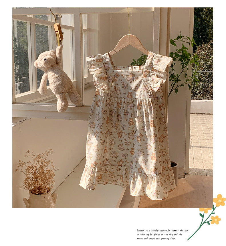 Little Teddy Garden Dress