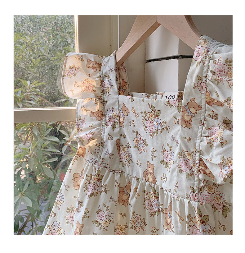 Little Teddy Garden Dress