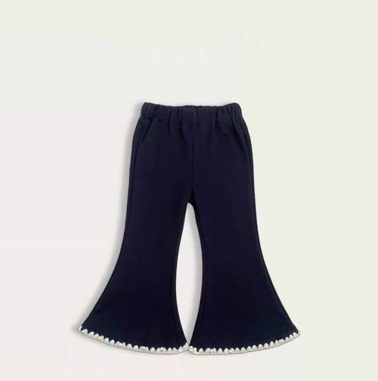 [PRESALE] Luna Lace Flare Pants – Midnight Black