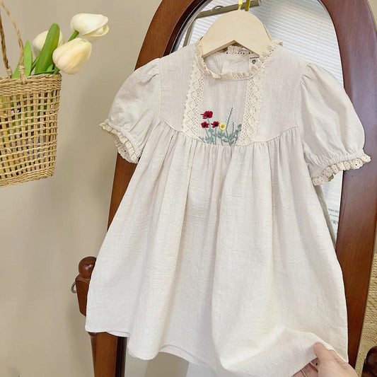 Wildflower Meadow Dress – Vintage Cream